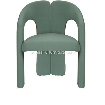 Cadeira italiano minimalista da sala de estar verde dubet lounge